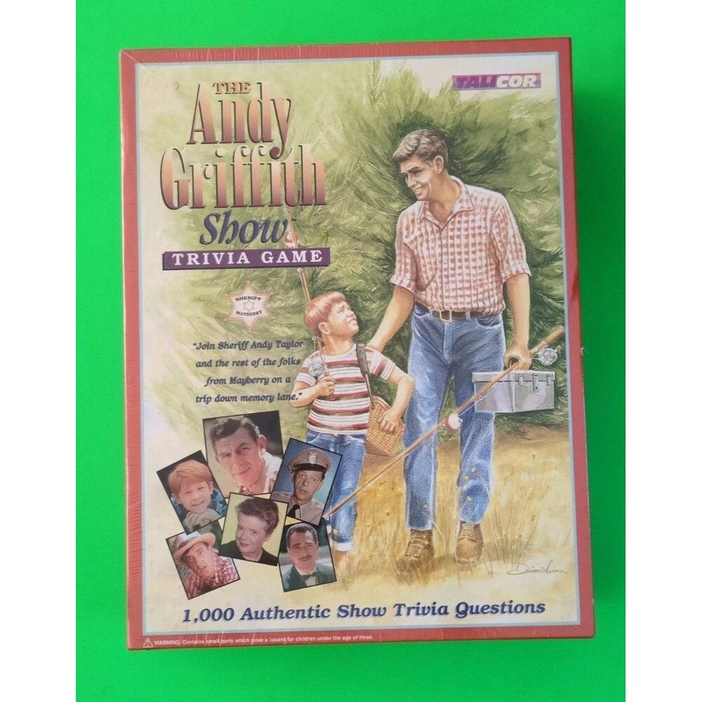The Andy Griffith Show Trivia Game Sealed, 1000 Questions, Vintage 1998 Edition